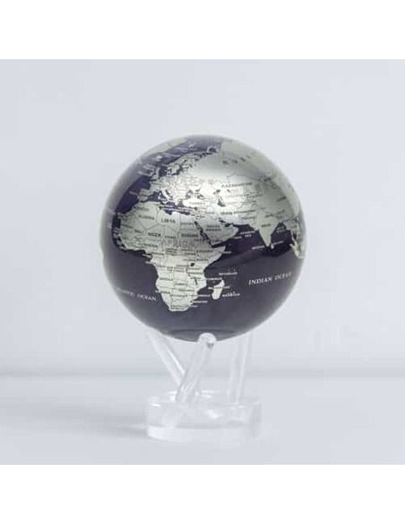 Robtics Mova Globe 6 inch Purple and Silver Globe with Acrylic Base