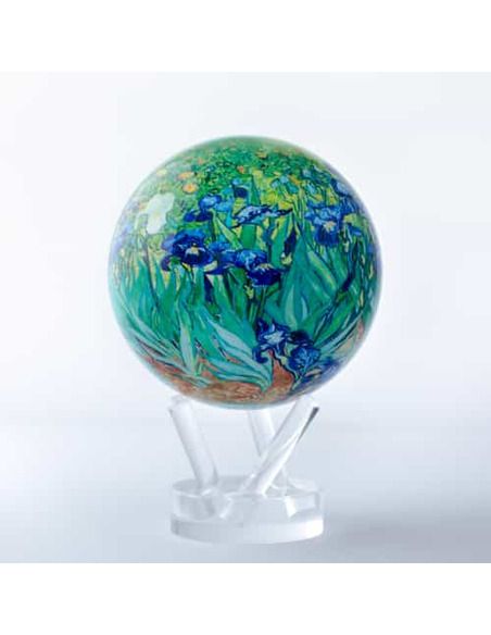 Robtics Mova Globe 4.5 inch Van Gogh Irises Globe with Acrylic Base