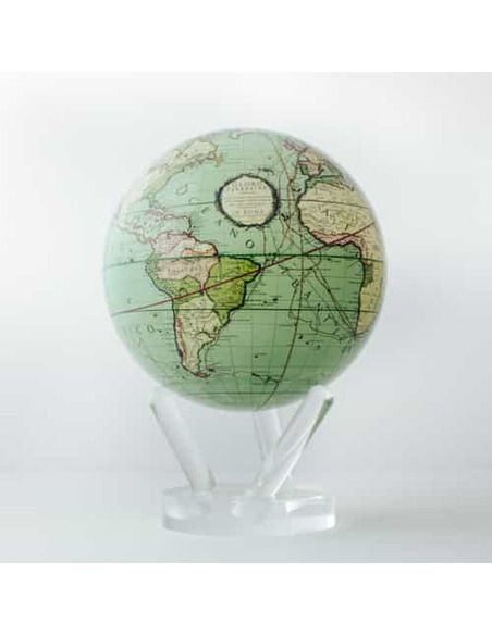 Robtics Mova Globe 6 inch Antique Terrestrial Green Globe with Acrylic Base