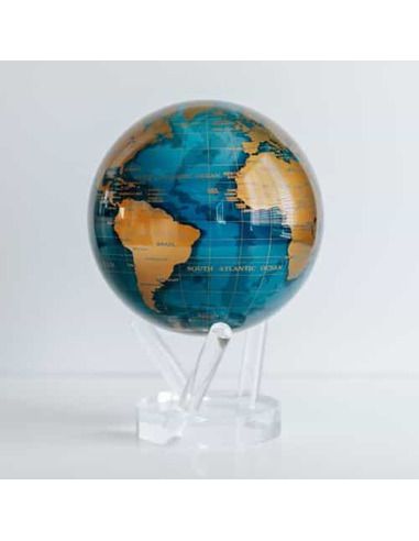 Robtics Mova Globe 6 inch Blue and Gold Globe with Acrylic Base