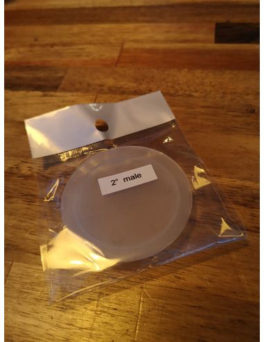 Robtics plastic dust plug 2 inch male cap - 3