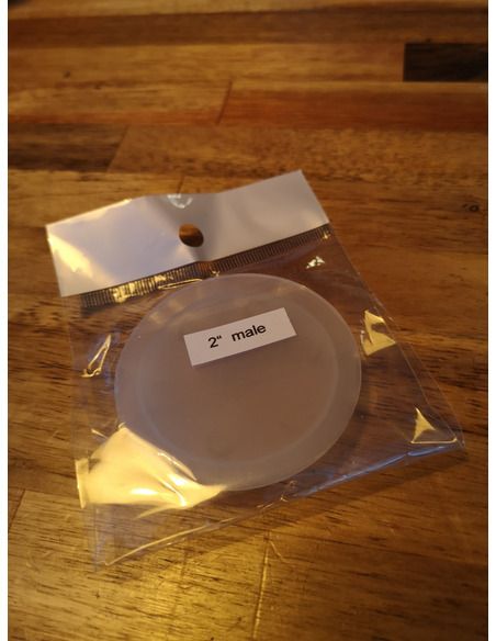 Robtics plastic dust plug 2 inch male cap - 3