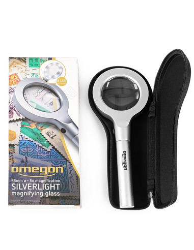 Omegon Magnifying glass 55mm LED illuminated magnifier - 2