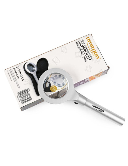 Omegon Magnifying glass 55mm LED illuminated magnifier - 3
