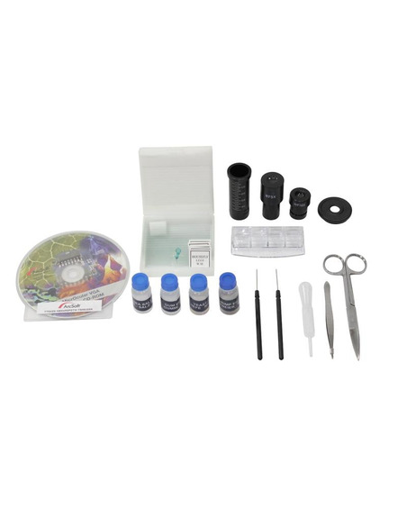 Omegon Microscope MonoView, MicroStar, achromat, 1280x, LED - 8