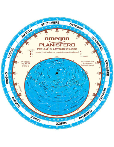 Robtics Omegon Star chart planisphere