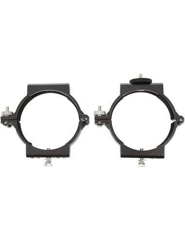 Omegon 100mm tube clamps for 102/660 telescope - 2