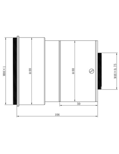 Omegon Apochromatic refractor Pro APO AP 140/672 Triplet OTA - 9