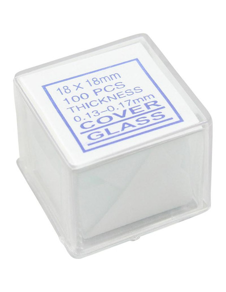Omegon coverslips, 18x18mm - 1