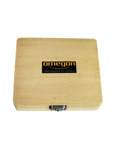 Robtics Omegon Prepared slide set, 20 slides in a wooden box