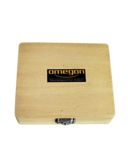 Robtics Omegon Prepared slide set, 20 slides in a wooden box