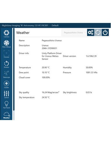 Robtics Pegasus Astro Uranus Meteo Sensor