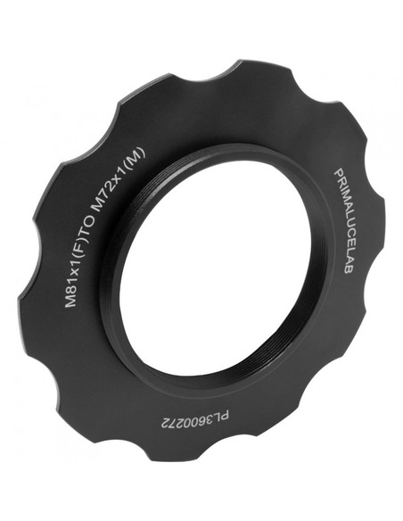 PrimaLuceLab Adapter from M81 to M72 with stop ring for ESATTO 3" and ARCO 3" - 1