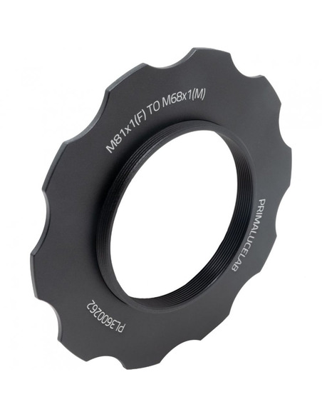 Robtics PrimaLuceLab Adapter from M81 to M68 with stop Ring for ESATTO 3"