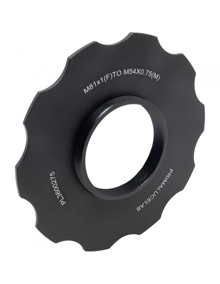Robtics PrimaLuceLab Adapter from M81 to M54 with stop Ring for ESATTO 3"