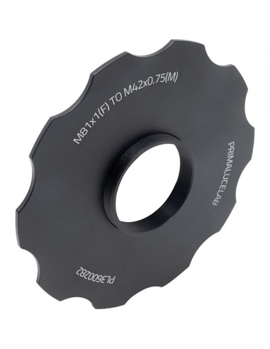 PrimaLuceLab Adapter from M81 to T2 with stop ring for ESATTO 3" and ARCO 3" - 1
