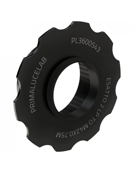 PrimaLuceLab Adapter from M60 to T2 with stop ring for ESATTO 2" LP - 1