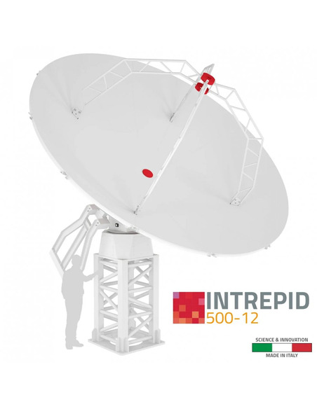 Robtics PrimaLuceLab INTREPID 500-12 5.0m ground station antenna system for S/X-band