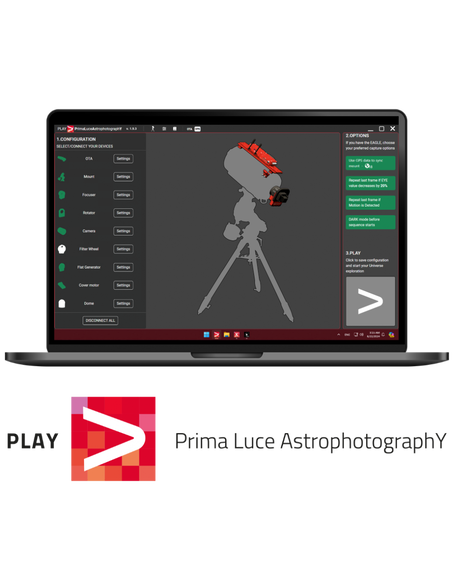 PrimaLuceLab PLAY - Prima Luce Astrophotography software - 1