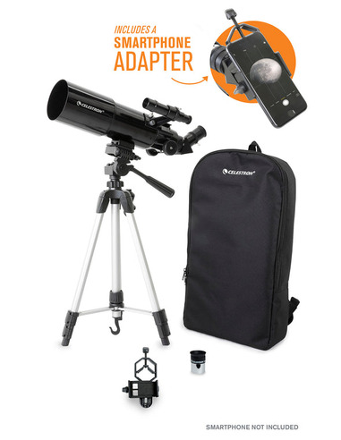 Robtics Celestron Travel Scope 80 Portable Telescope with Smartphone Adapter