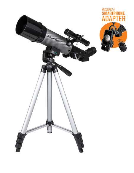Celestron Travel Scope 60 DX Portable Telescope with Smartphone Adapter - 1