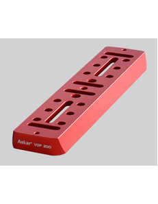 Askar Vixen-Style Universal Dovetail Plate 150mm Red