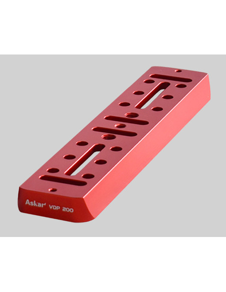 Robtics Askar Vixen-Style Universal Dovetail Plate 150mm Red