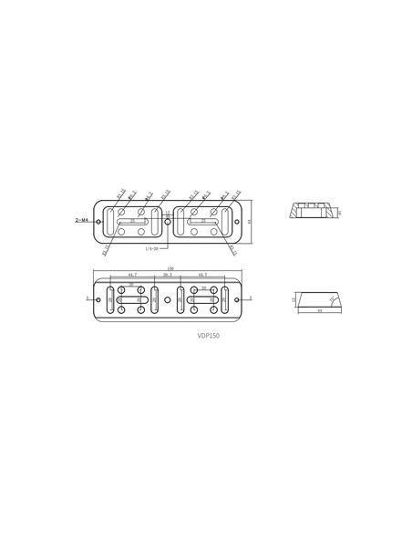 Robtics Askar Vixen-Style Universal Dovetail Plate 150mm Red