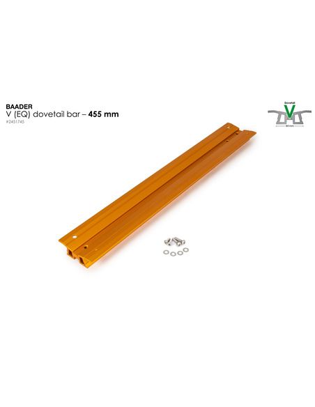 Robtics Baader V (EQ) Dove Tail Bar orange, C9.25" / C11" SCT / HD - 2451