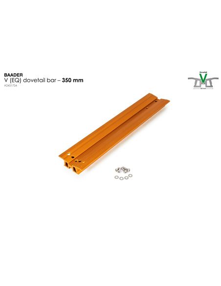 Baader V (EQ) Dove Tail Bar orange, Celestron 8" SCT / HD - 2451734 - 1