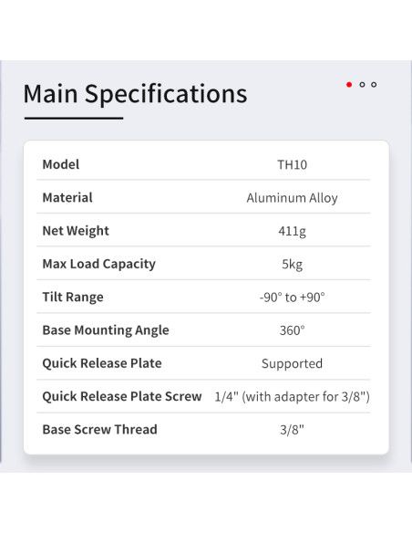 ZWO Seestar TH10 tripod head - fluid equatorial tripod head - 5