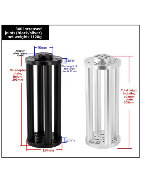 Robtics Robtics tripod pier extension 300mm for tripods and astronomical mounts