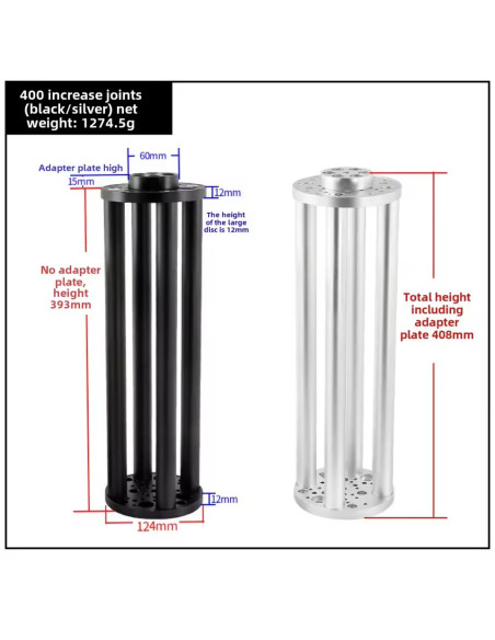 Robtics Robtics tripod pier extension 400mm for tripods and astronomical mounts