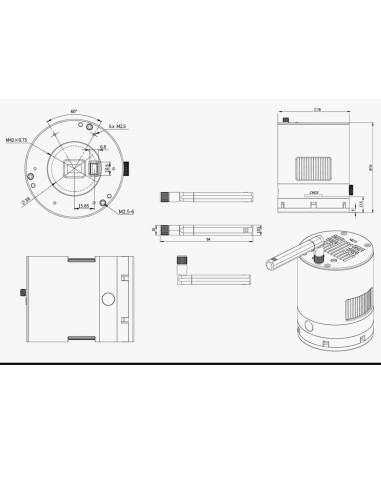 Robtics ZWO ASI585MC-AIR All-In-One Smart Astrophotography Camera