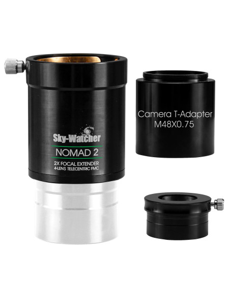 Robtics Sky-Watcher Nomad-2 - Premium 2x Focal Extender, 4-Lens Telecentric Barlow