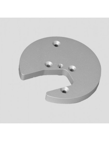 Berlebach Adapter with 3/8 inch Thread and Milling Groove - 31016 - 2